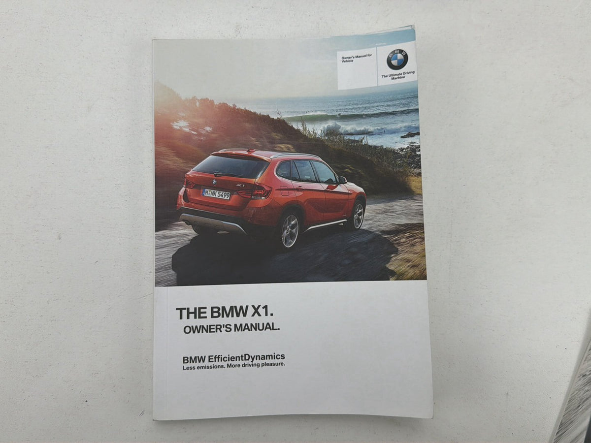2013-2015 BMW X1 E84-Owners Manual With Case OEM
