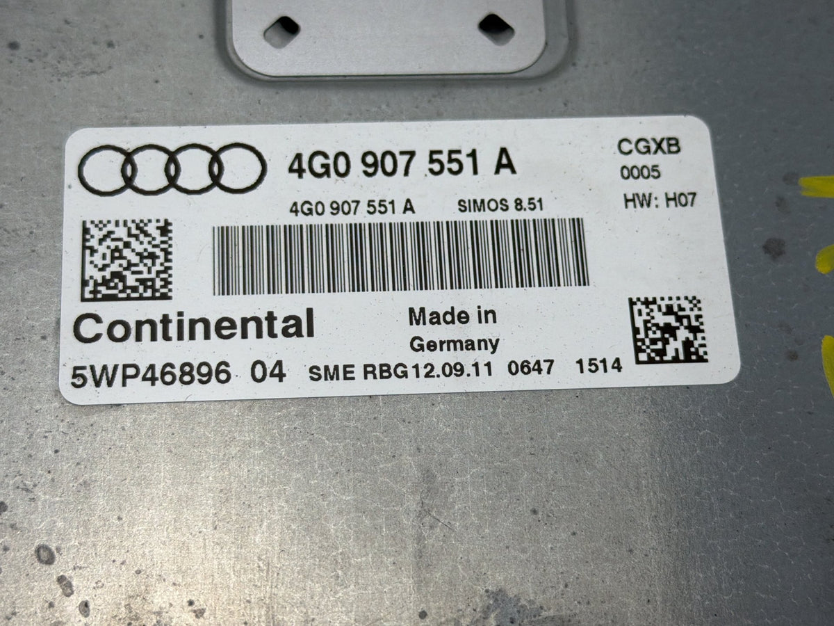 2012-2018 Audi A7 4G Engine Control Module ECU ECM 4G0907551A OEM