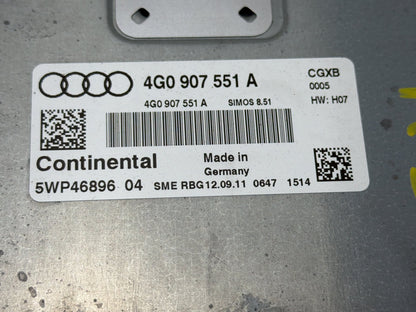 2012-2018 Audi A7 4G Engine Control Module ECU ECM 4G0907551A OEM