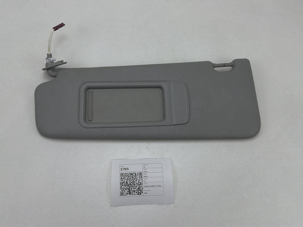 2012-2015 BMW X1 E84- Right Sun Visor Mirror 7252053-03 OEM
