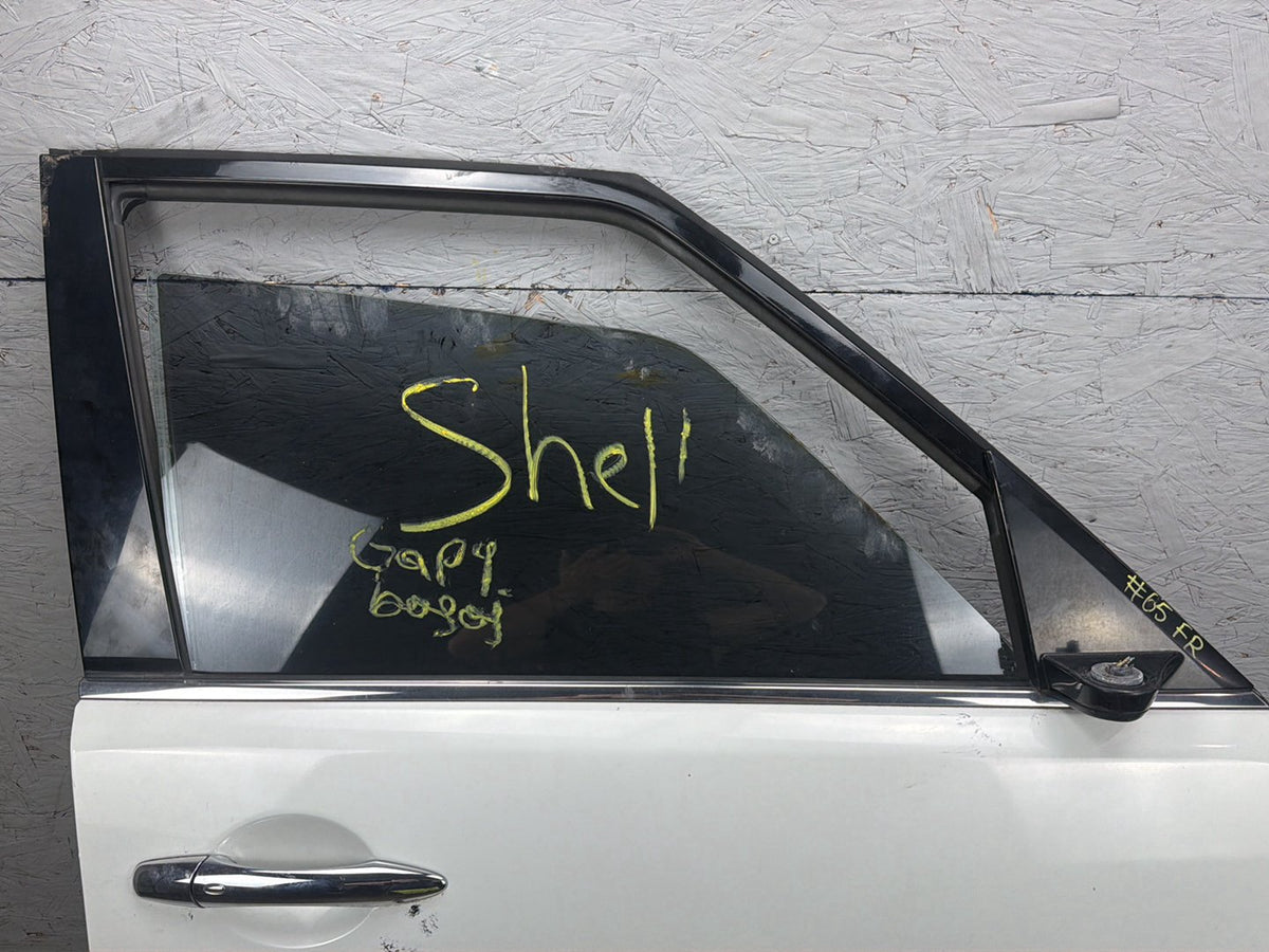 2011-2013 Infiniti QX56 Front Right Passenger Side Door Shell Panel W/Glass OEM