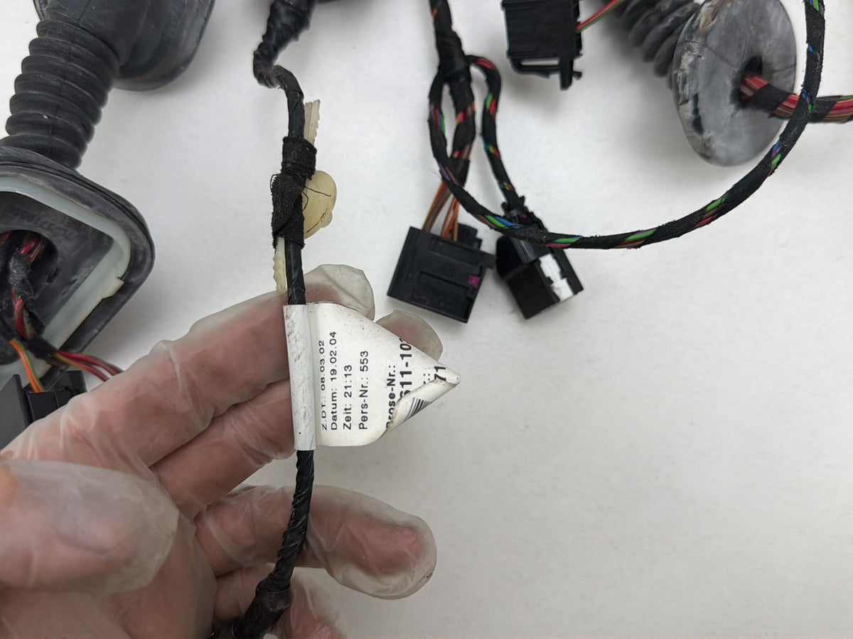 2003-2006 Porsche Cayenne Rear Left Side Door Wiring Harness 7L5971905B OEM