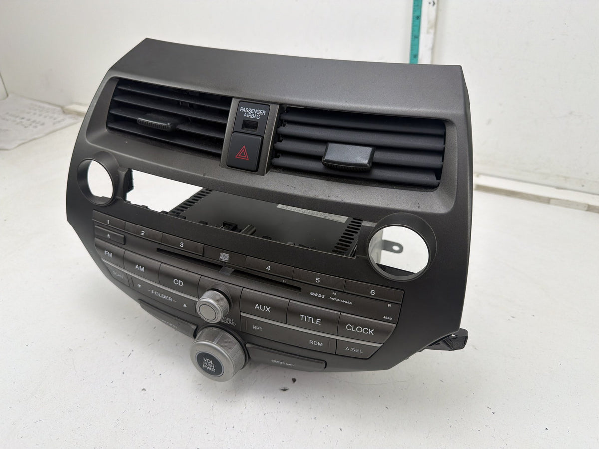 2008-2011 Honda Accord Dash AM FM MP3 Single CD Receiver 39100-TA0-A01 OEM