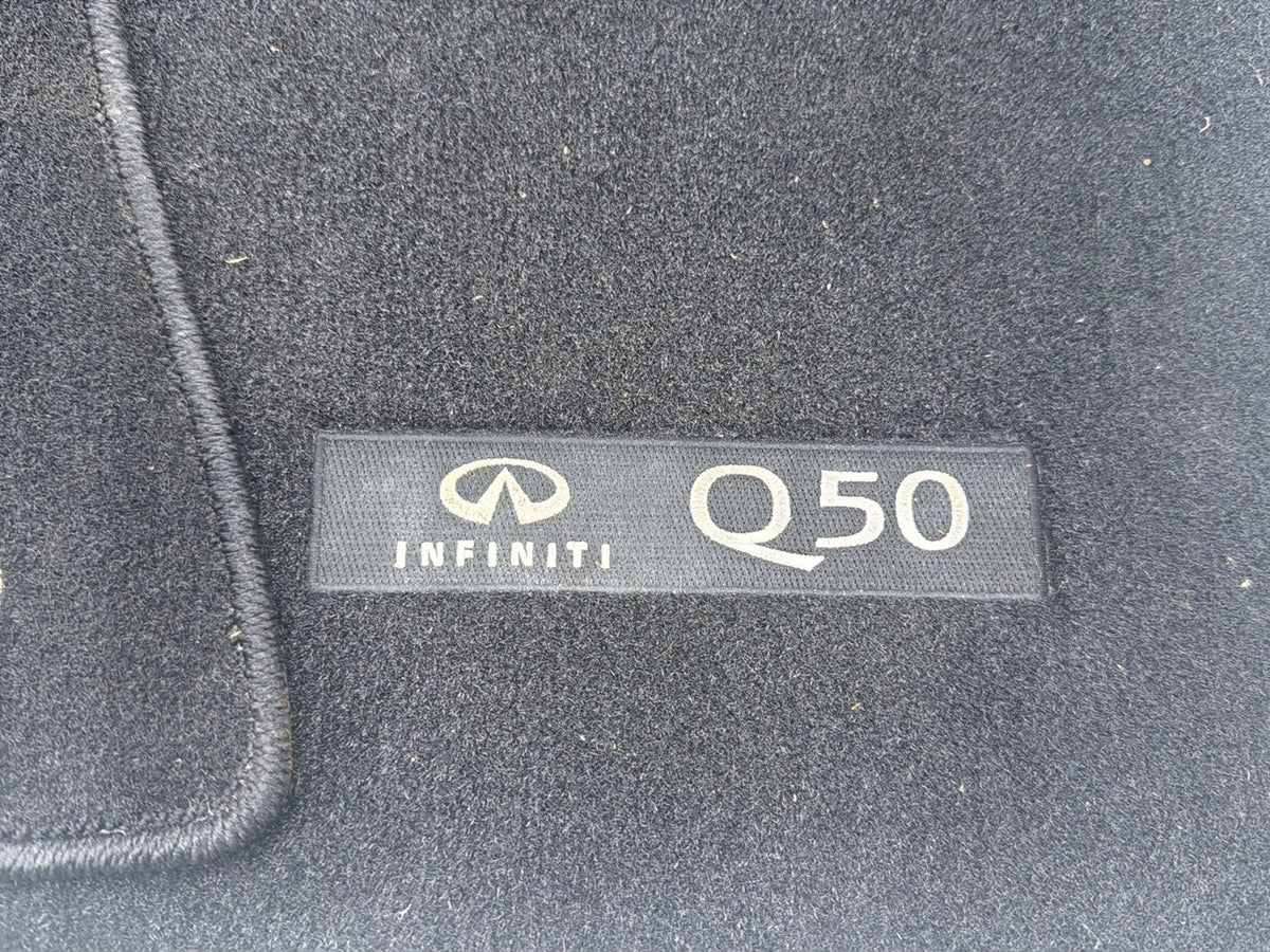 2014-2023 Infiniti Q50 Carpet Floor Mats Set Front Rear OEM