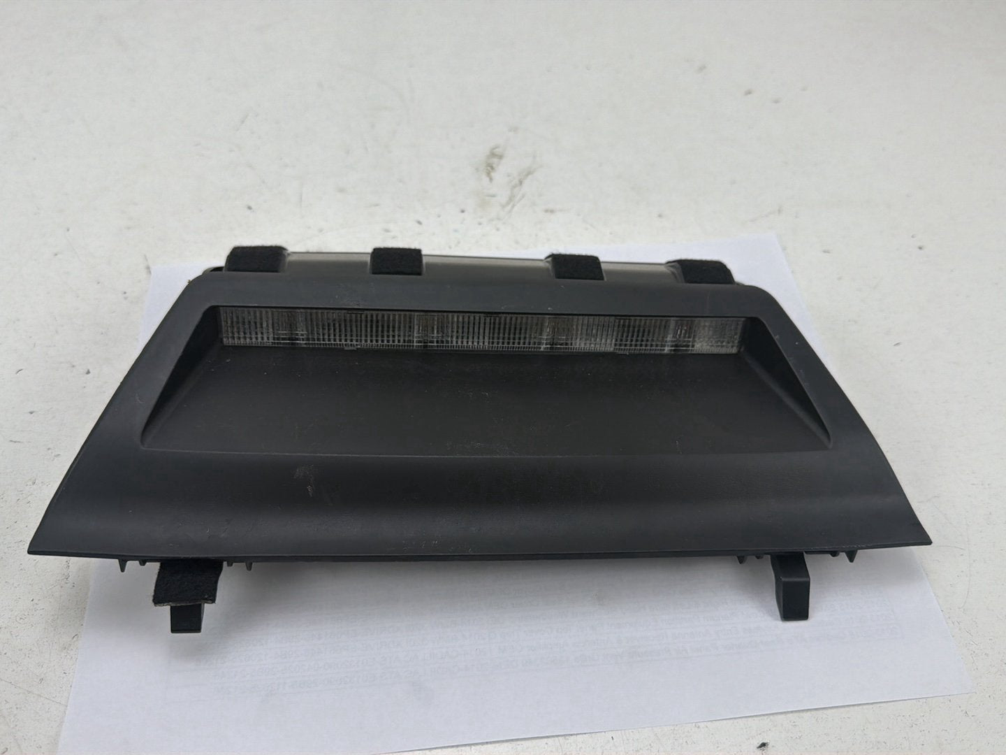 2014-2020 Infiniti Q50 V37 High Mounted Stop Lamp Cover Trim 26598-4GA0A OEM