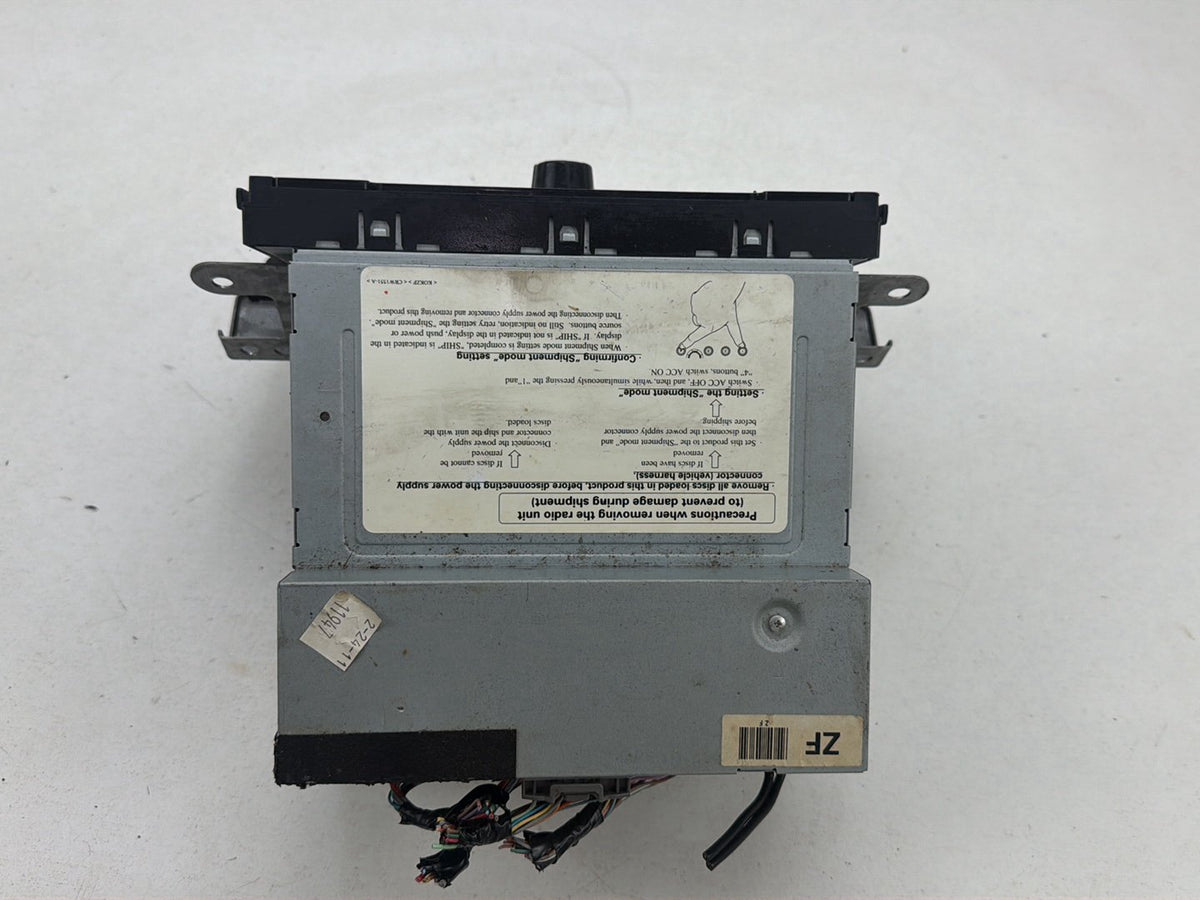 2007-2012 Acura RDX Radio AM/FM Stereo In-Dash 6-Disc CD Audio Receiver OEM