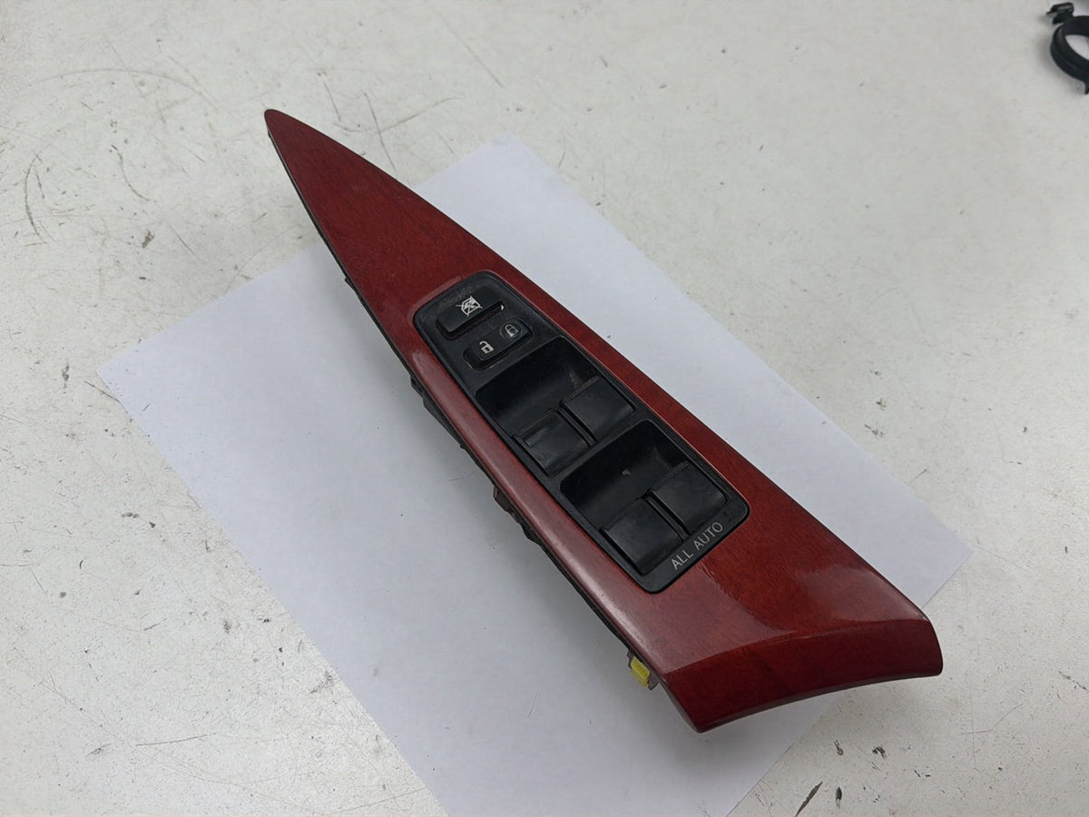 2007-2009 Lexus ES350 Front Left Driver Master Power Window Switch Wood Trim OEM