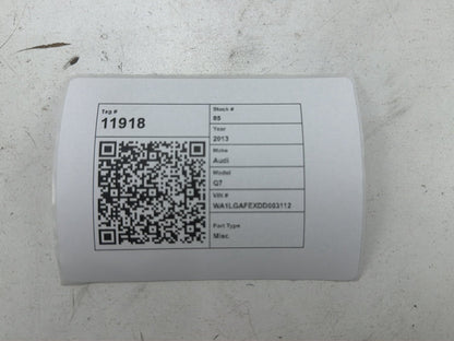 2010-2015 Audi Q7 ESP Yaw Rate G-Force Lateral Acceleration Sensor Module 7P0907652 OEM