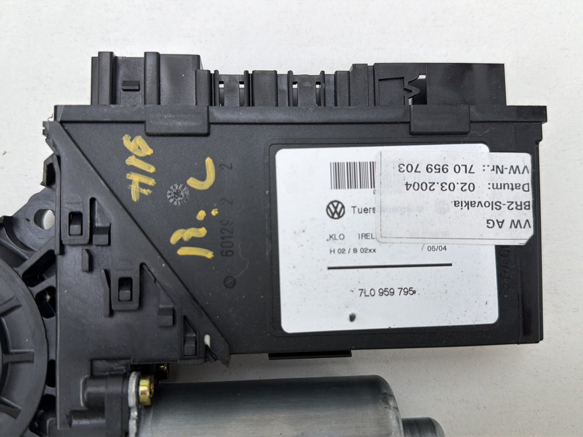 2003-2006 Porsche Cayenne Rear Left Door Window Regulator Motor 7L0959703 OEM
