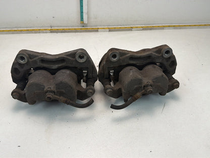 2009-2013 Infiniti G37 Front Dual Piston Brake Calipers w/ Brackets Pair OEM