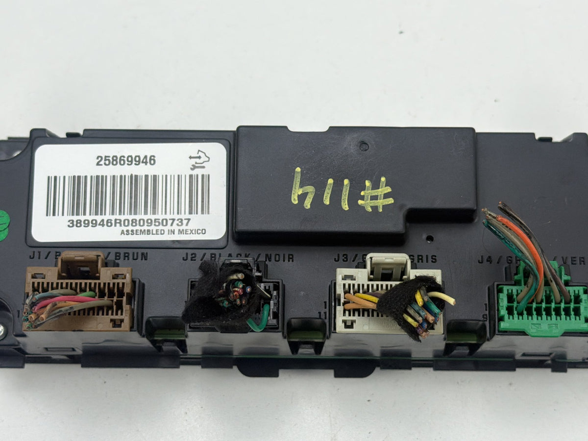 2007-2011 GMC Yukon - Heater AC Temperature Climate Control 25869946 OEM