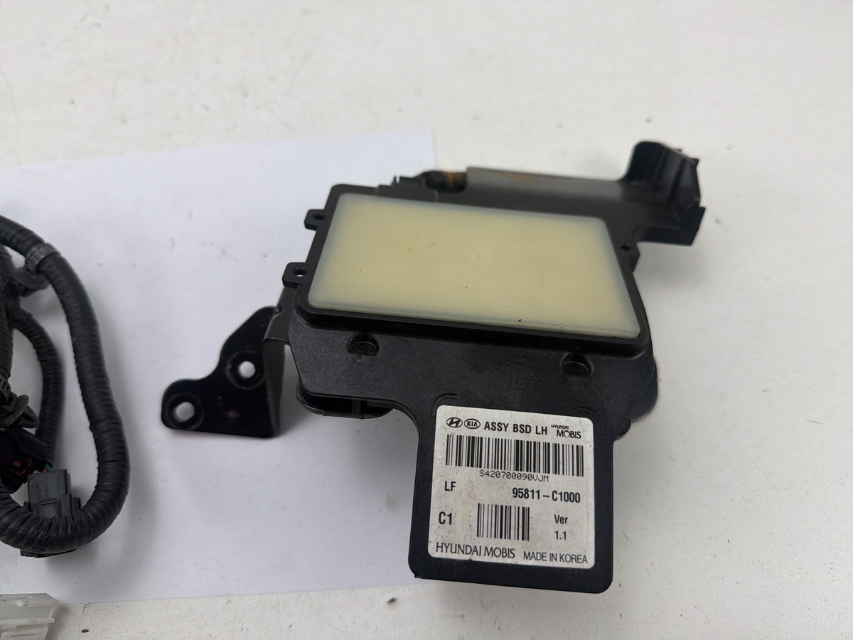 2015-2017 Hyundai Sonata Rear Left Blind Spot Radar Sensor With Wiring OEM