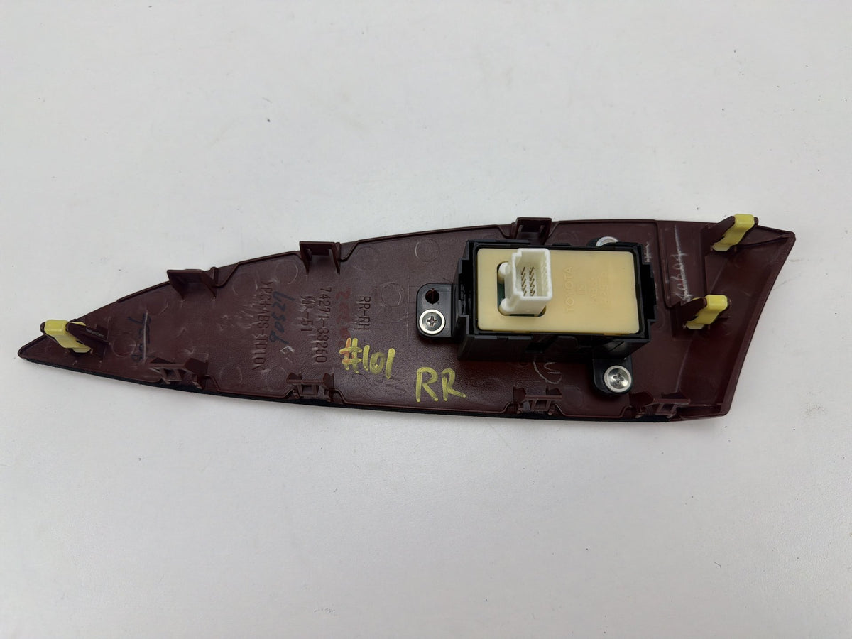 2007-2009 Lexus ES350 V40-Right Rear Door Window Control Switch 74271-33260 OEM