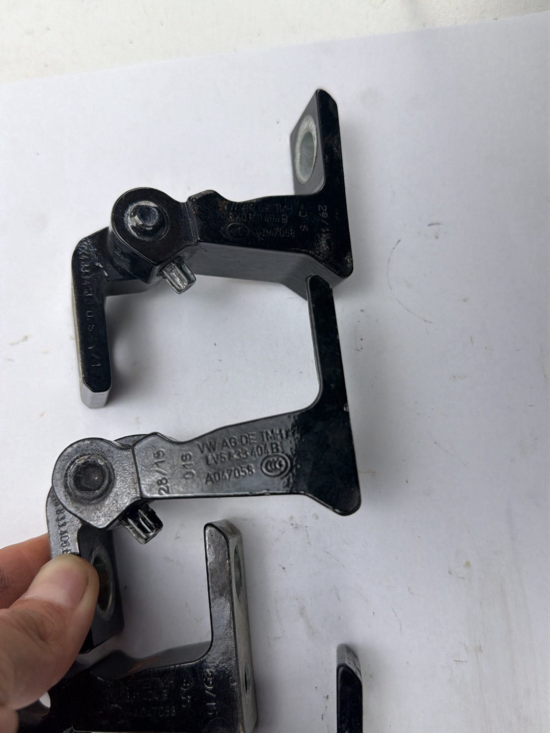 2015-2016 Audi A3 Front Right & Rear Right Side Door Hinge Set OEM