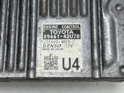 2015 Toyota RAV4 2.5L Engine Computer Control Module Unit ECU 89661-42U70 OEM