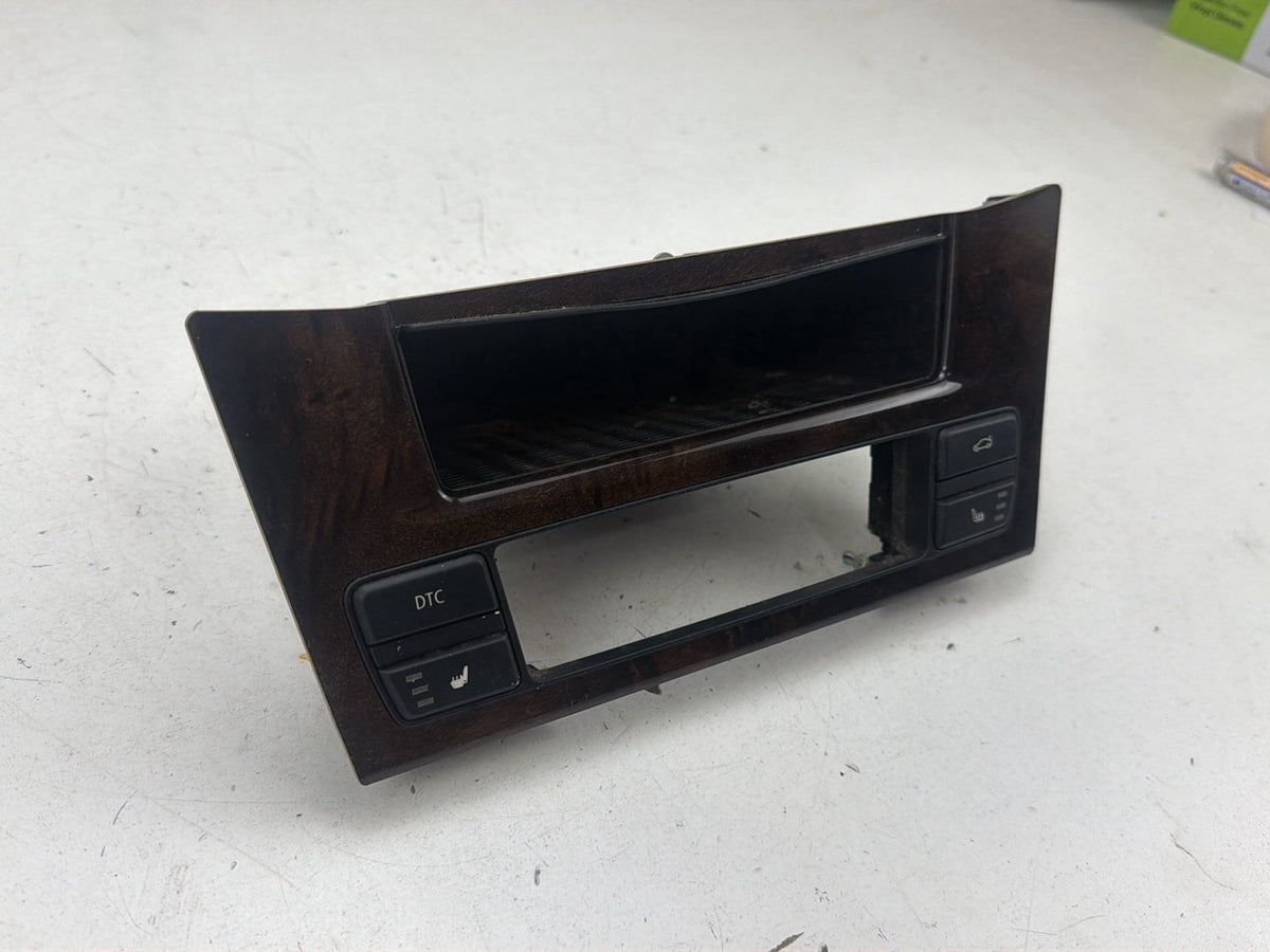 2008-2010 BMW 528i E60 Front Center Dash Storage Tray Box w/ Switch Panel OEM