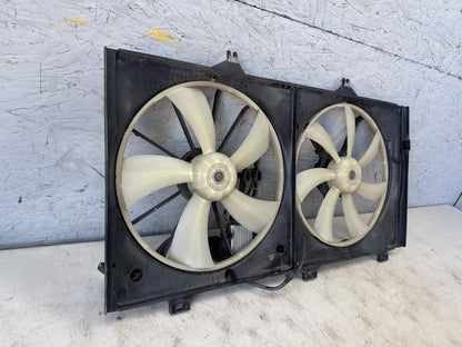 2007-2011 Lexus ES350 Dual Radiator Cooling Fan Shroud Assembly Motor OEM