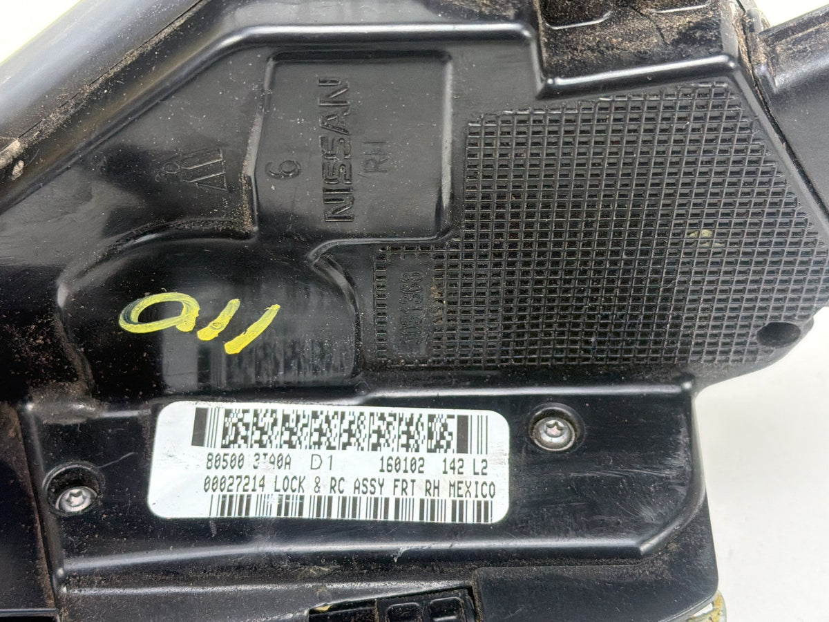 2013-2018 Nissan Altima Front Right Side Door Lock Actuator Latch Carrier OEM