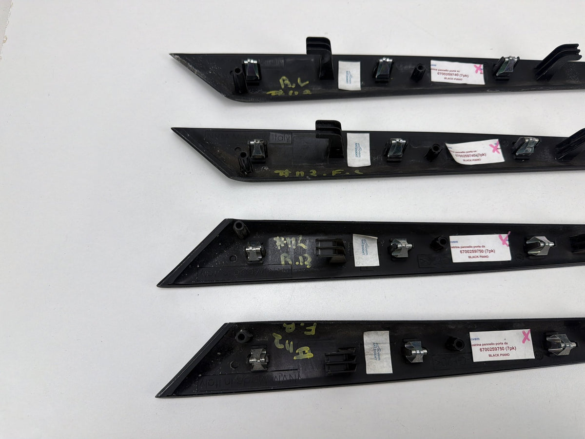 2014-2020 Maserati Quattroporte Front Rear Right Left Side Door Trim Set OEM