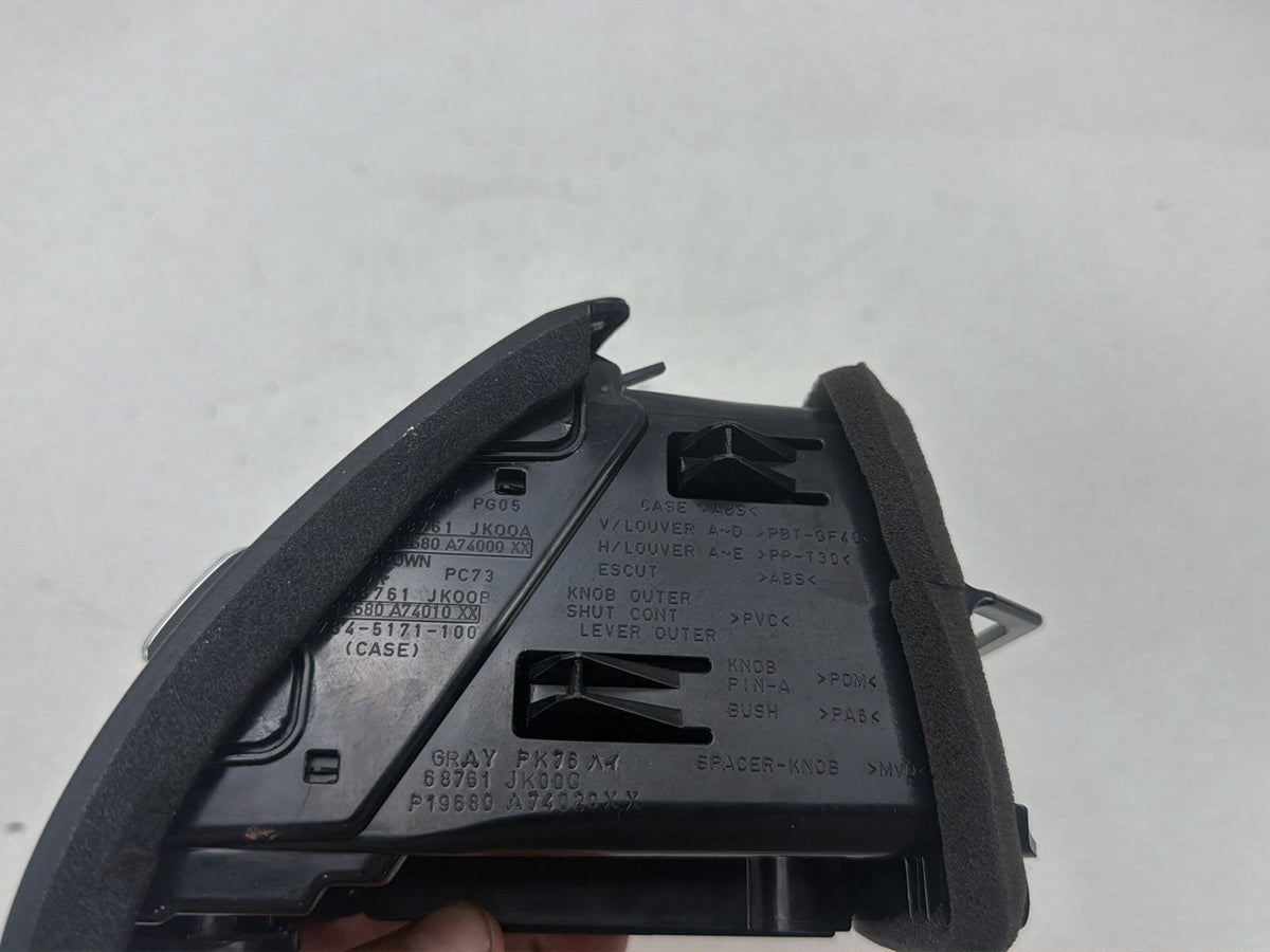 2008-2013 Infiniti G37 Front Left Dash Air Vent Grille 68761-JK00C OEM