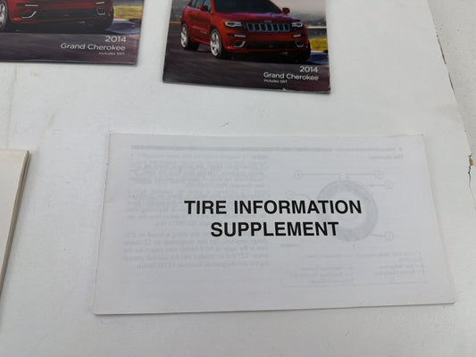 2014 Jeep Grand Cherokee Owners Manual Set User Guide Case OEM
