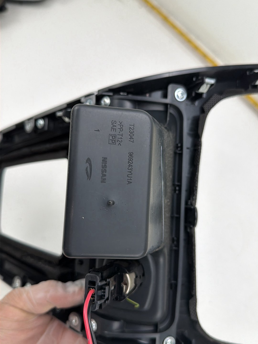 2015-2019 Nissan Sentra Automatic Shifter Bezel Trim 96941-3YU1A OEM