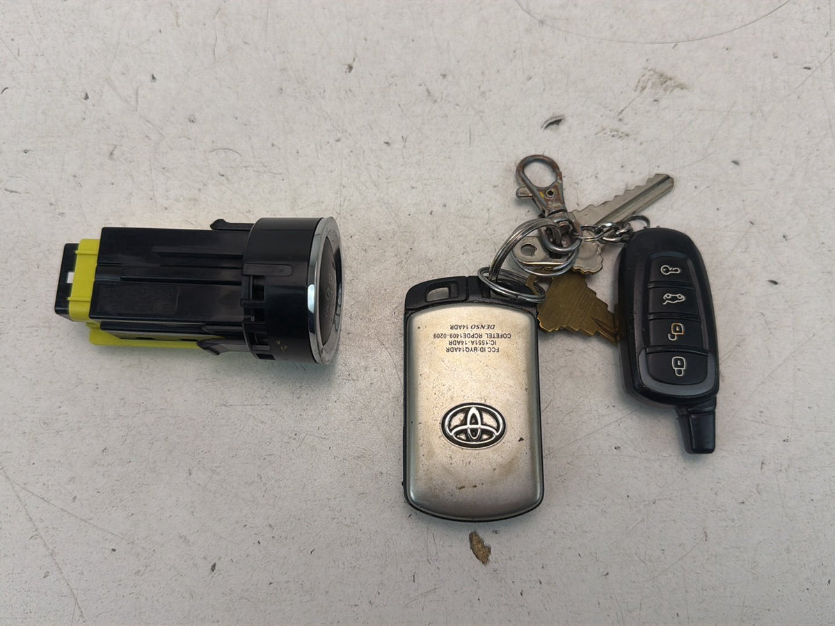 2011-2020 Toyota Sienna Ignition Switch w/Key Fob Remote 1551A-14ADR, 15A854 OEM