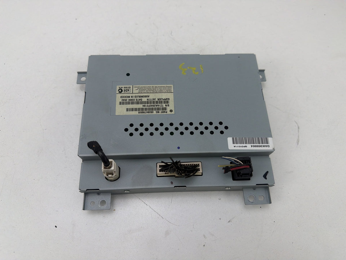 2011-2014 Dodge Charger Information Navigation Radio Display Screen Monitor OEM