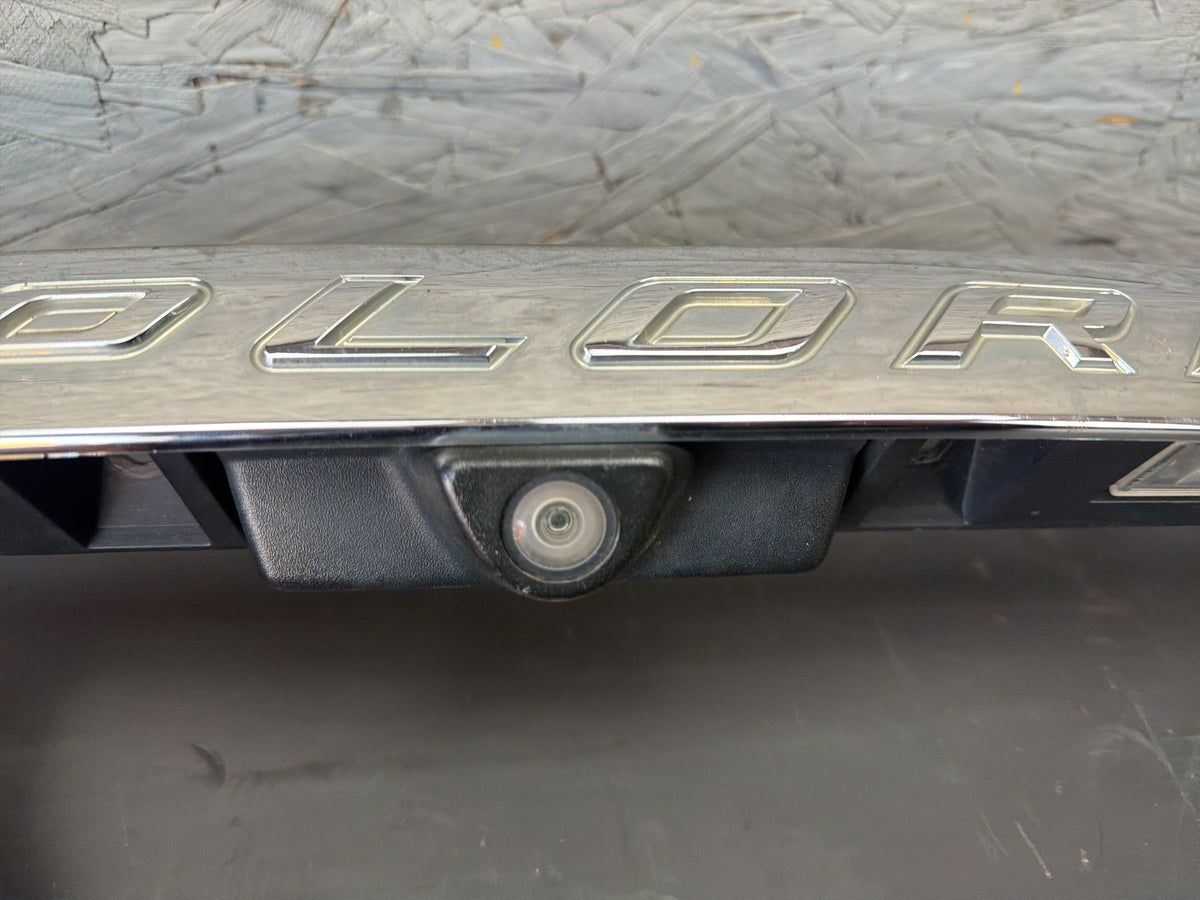 2011-2015 Ford Explorer Rear Liftgate Tailgate Chrome Trim Molding W/ Camera OEM
