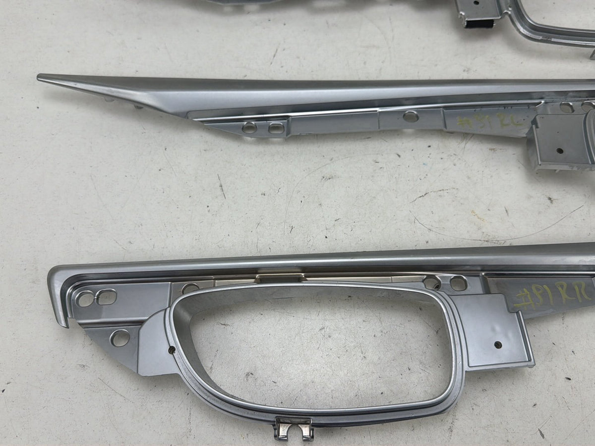 2014-2023 Infiniti Q50 Interior Door Handle Trim Bezel Finishers Set 4PC OEM