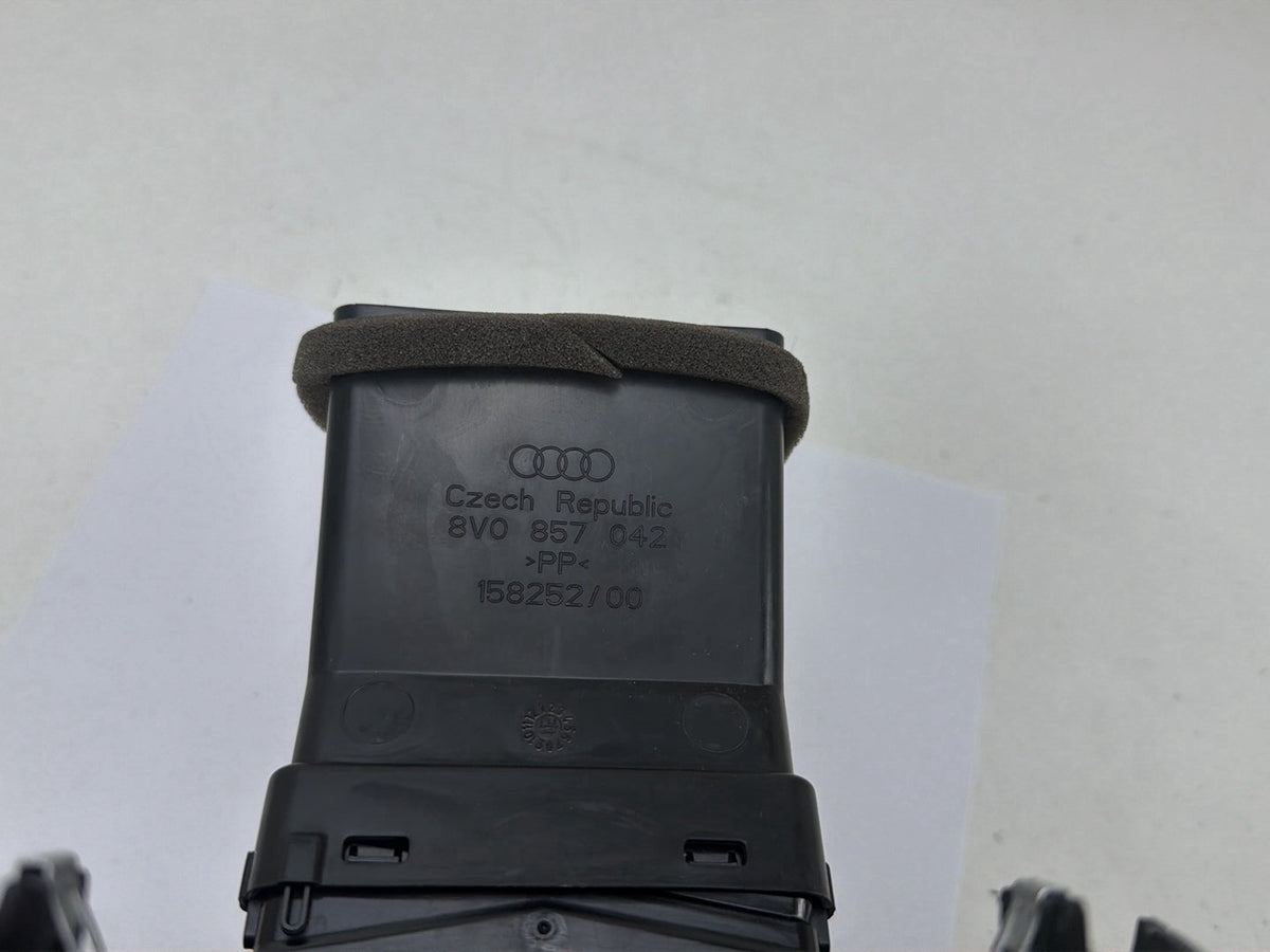 2015-2020 Audi A3 Rear Center Console A/C Heater Air Vent Panel 8V0857042 OEM