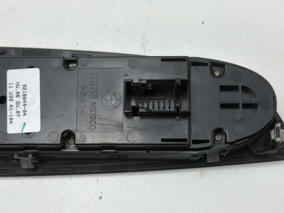 2007-2013 BMW X5 Front Left Side Master Window Switch Bezel 9218044-04 OEM