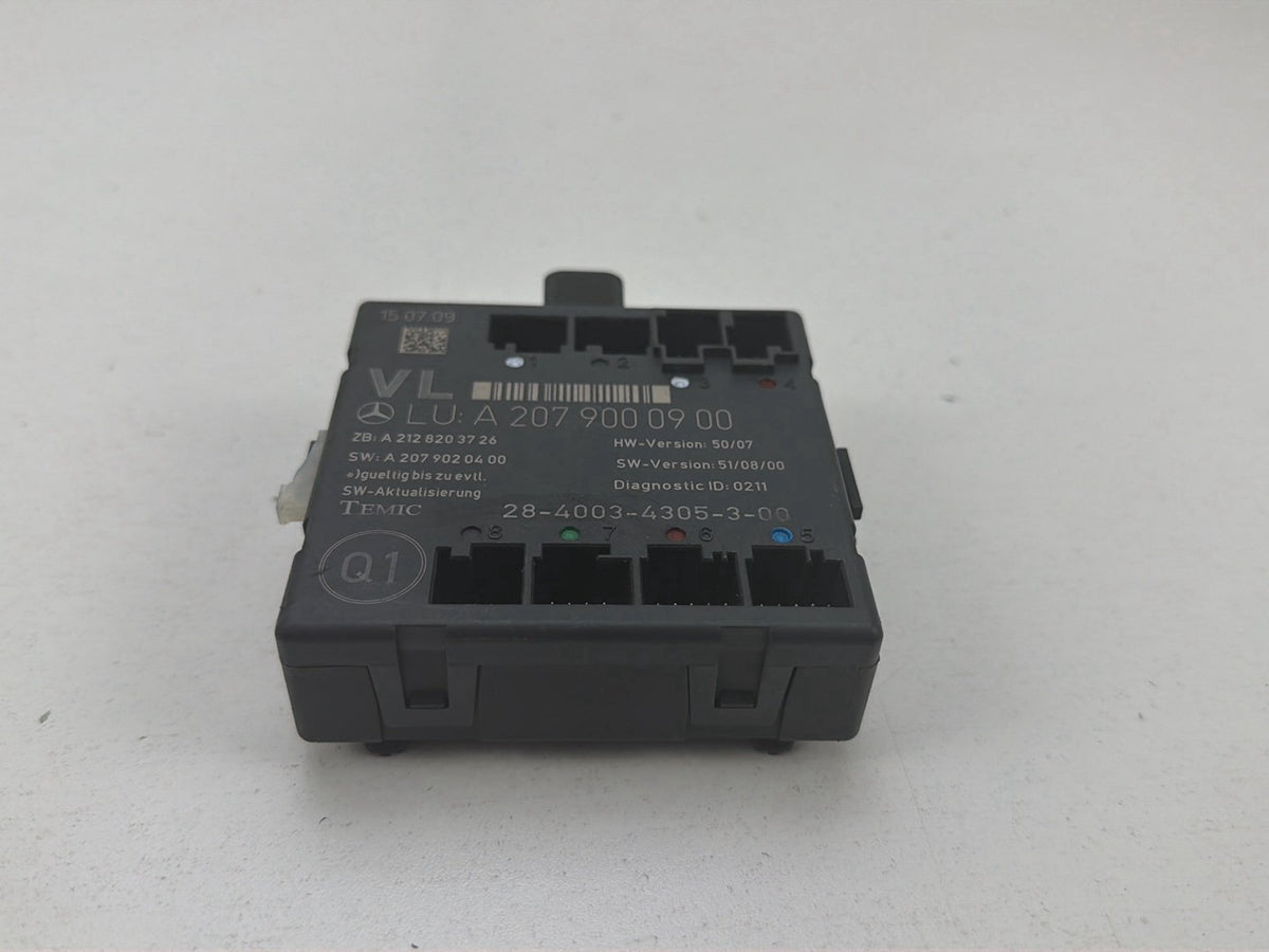 2010-2017 Mercedes-Benz E-Class Front Left Door Control Module A2079000900 OEM