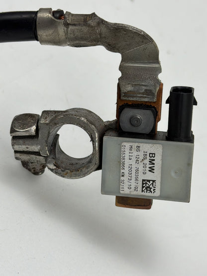 2007-2013 BMW X5 Negative Battery Cable Wire/Intelligent IBS Sensor 7603567 OEM