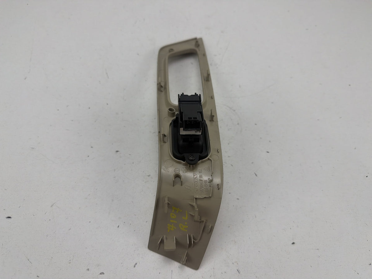 2011-2018 Volvo S60 - Left Rear Door Window Switch Surround PN: 9123969RH OEM