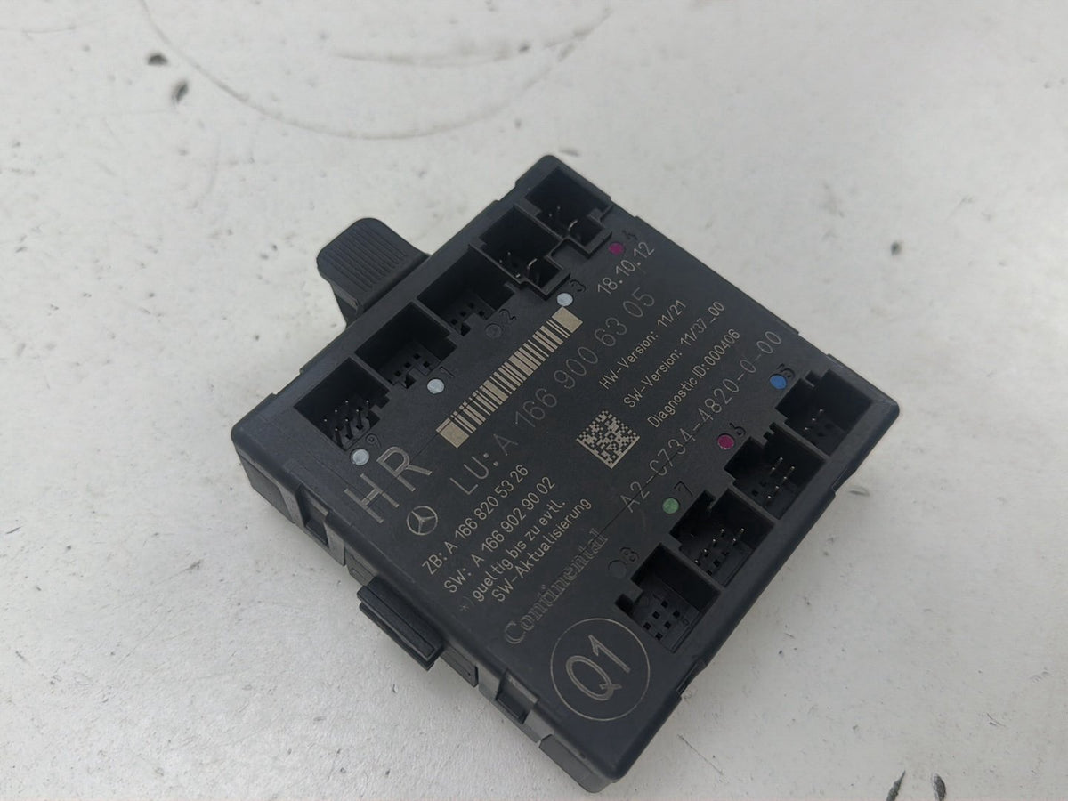 2013-2016 Mercedes GL450 Right Passenger Side Door Control Module A1669006305 OEM