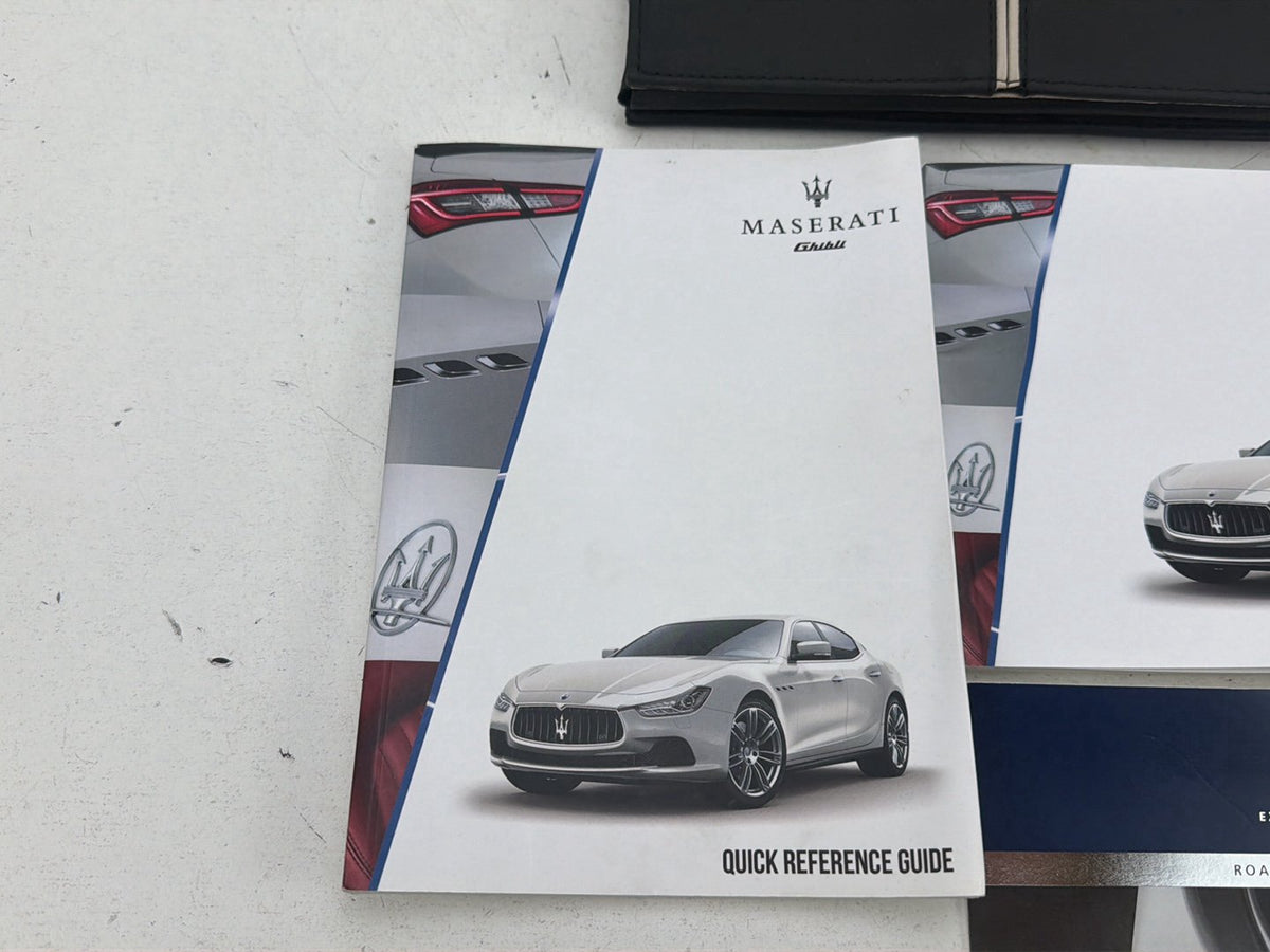 2014-2017 Maserati Ghibli Owners Manual Guide Book OEM