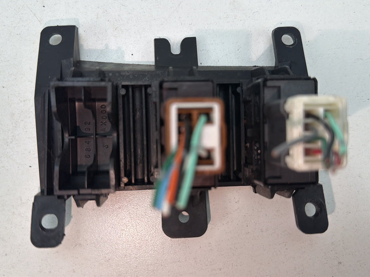2003-2005 Nissan 350Z Center Console Dual Heated Seat Switch Bezel Assembly OEM