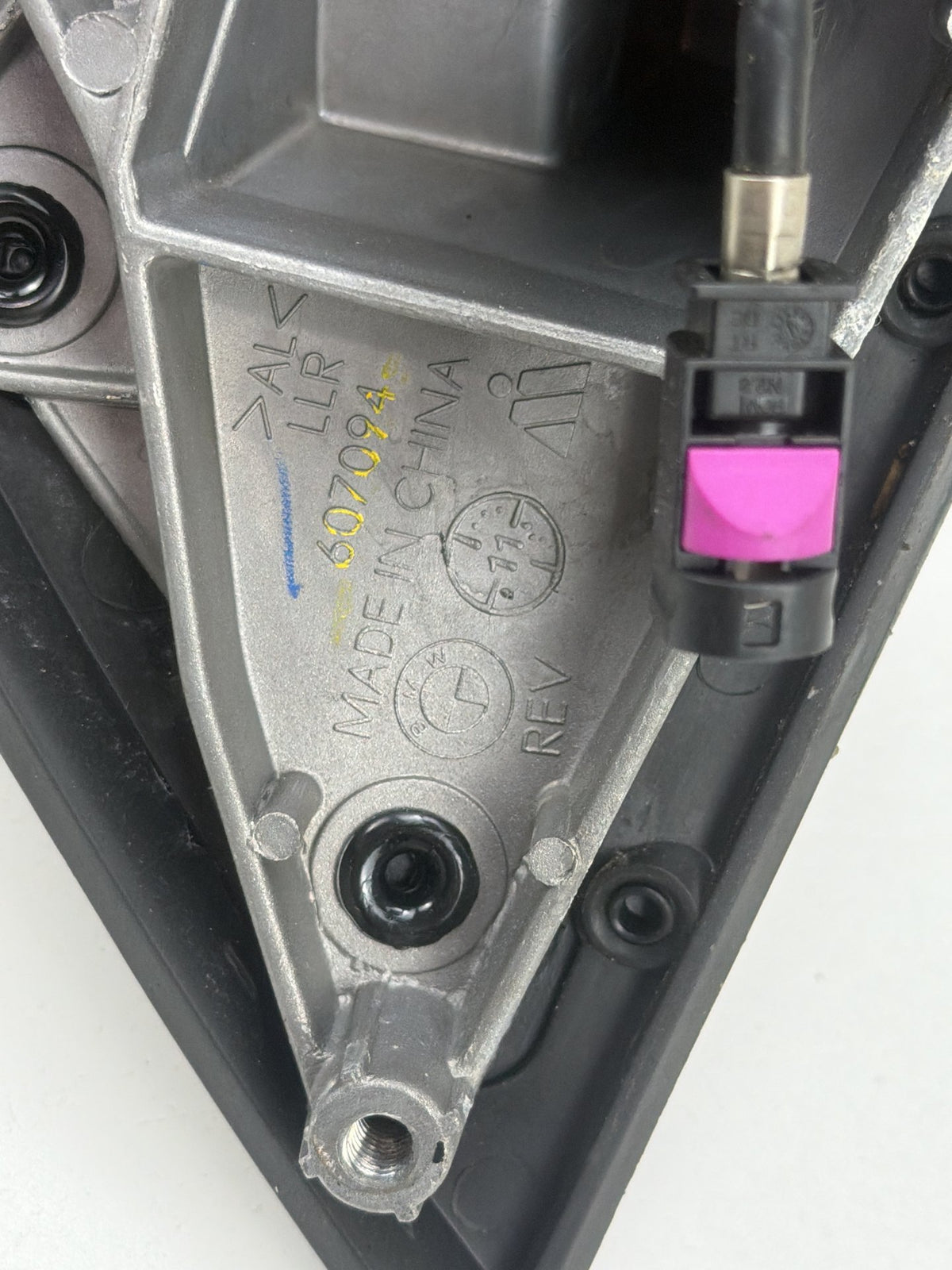 2012-2013 BMW X5 - Left Driver Side View Power Door Mirror E1020880 OEM