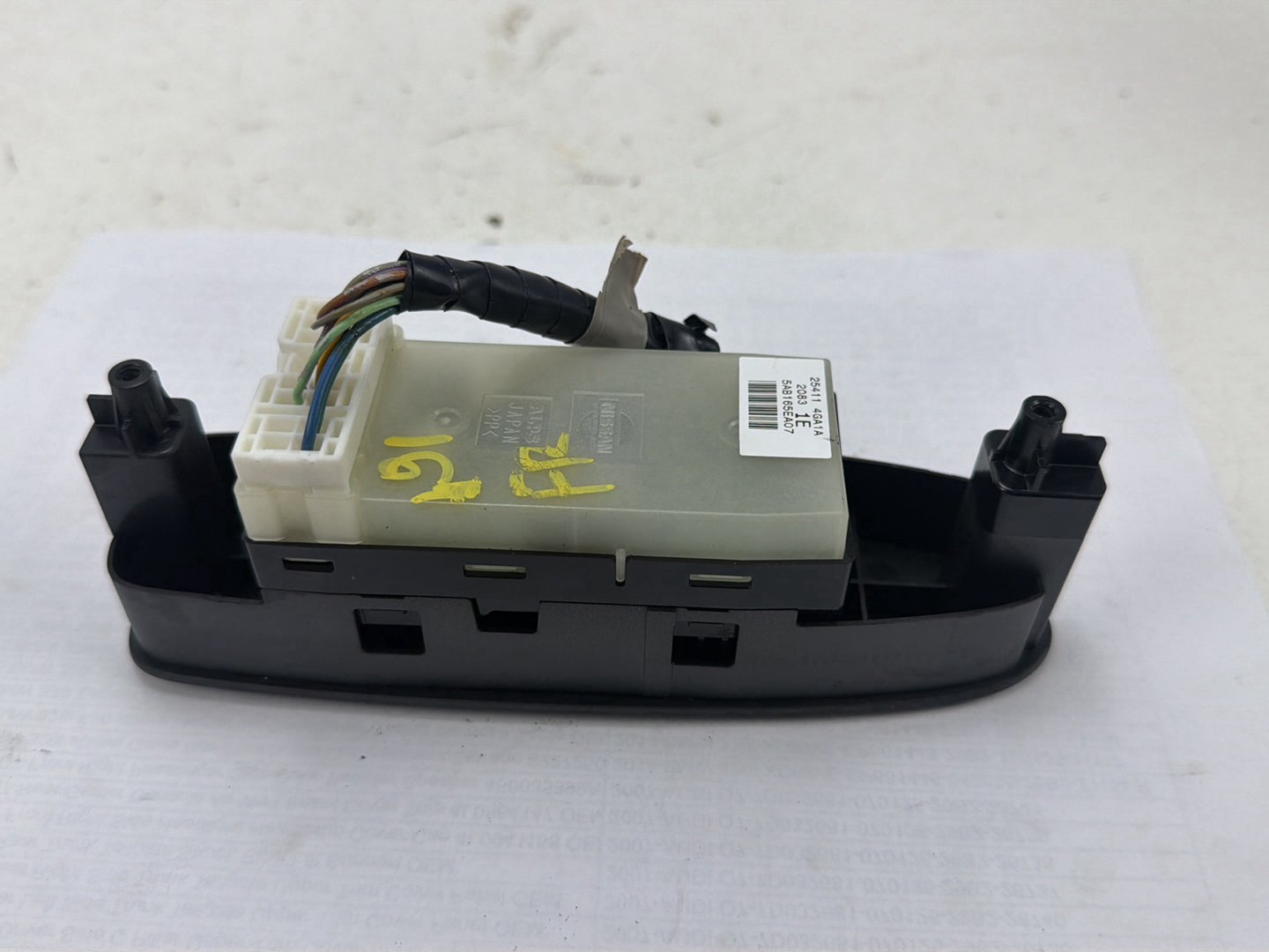 2014-2021 Infiniti Q50 Front Right Passenger Side Power Window Switch OEM