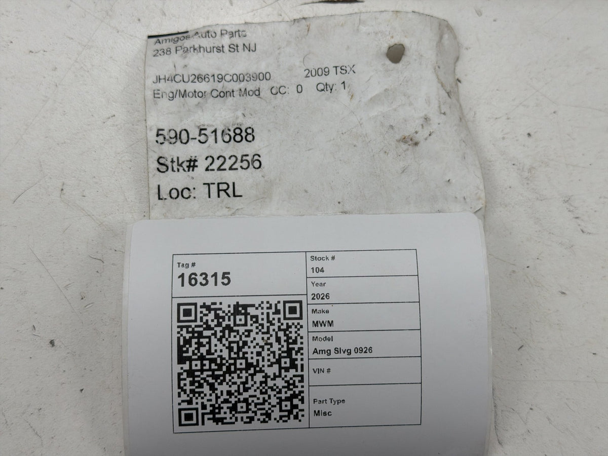 2009-2010 Acura TSX Automatic Engine Computer Control Module 37820-RL5-A51 OEM
