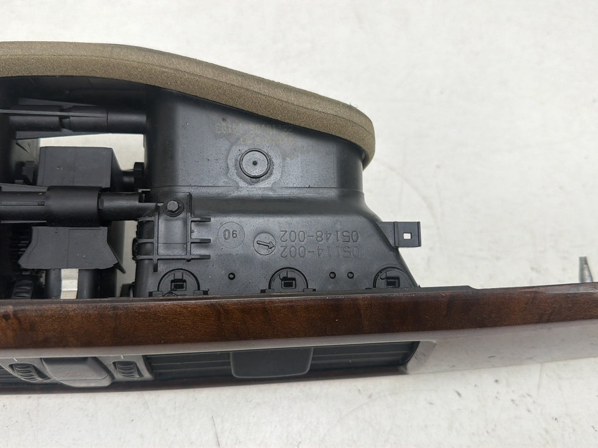 2008-2010 BMW 528i E60 Center Right Dash Molding Trim Panel w/ Air Vent OEM