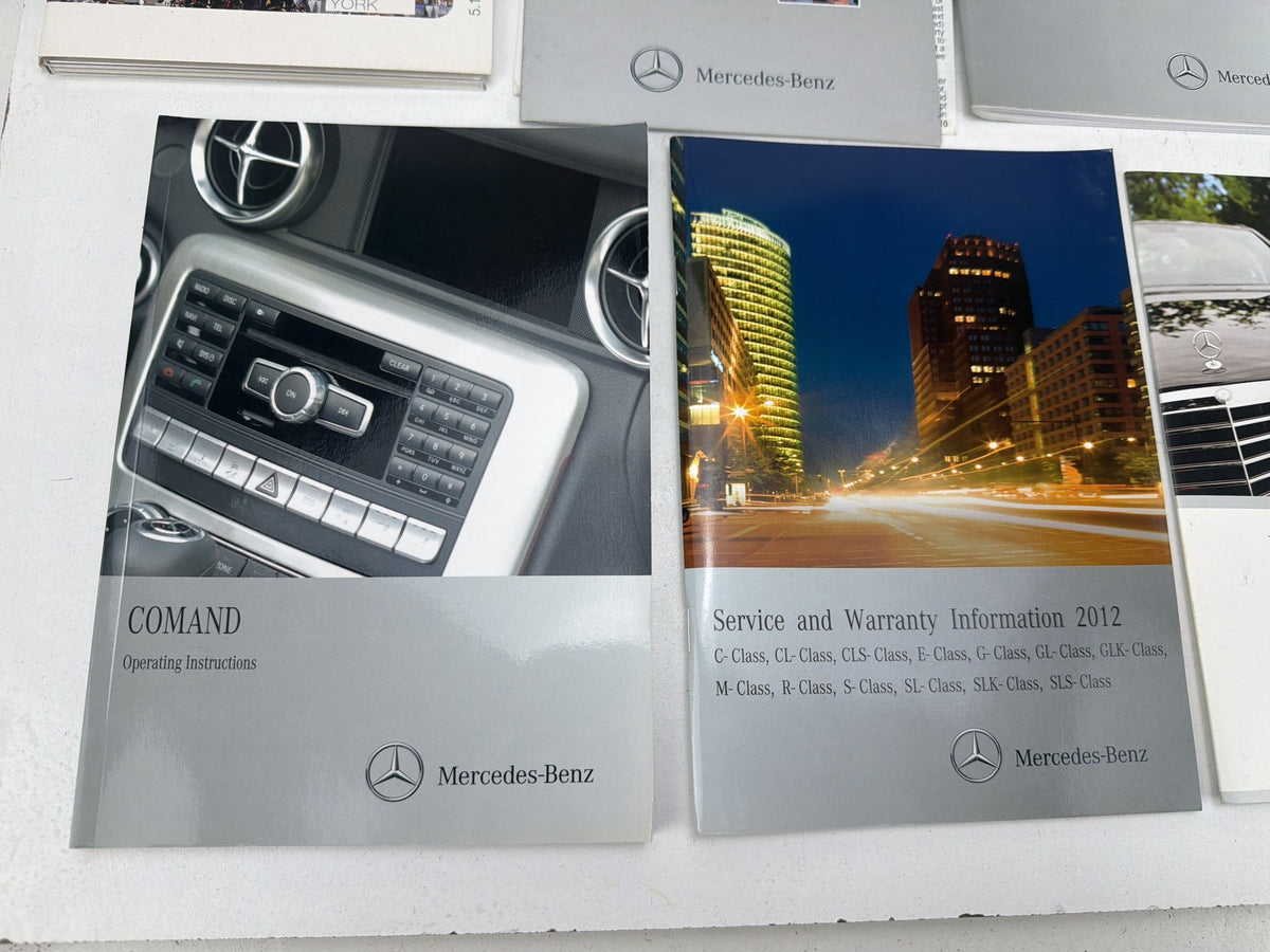 2012 Mercedes-Benz E-Class C-Class COMAND Systems Owners Manuals Set OEM