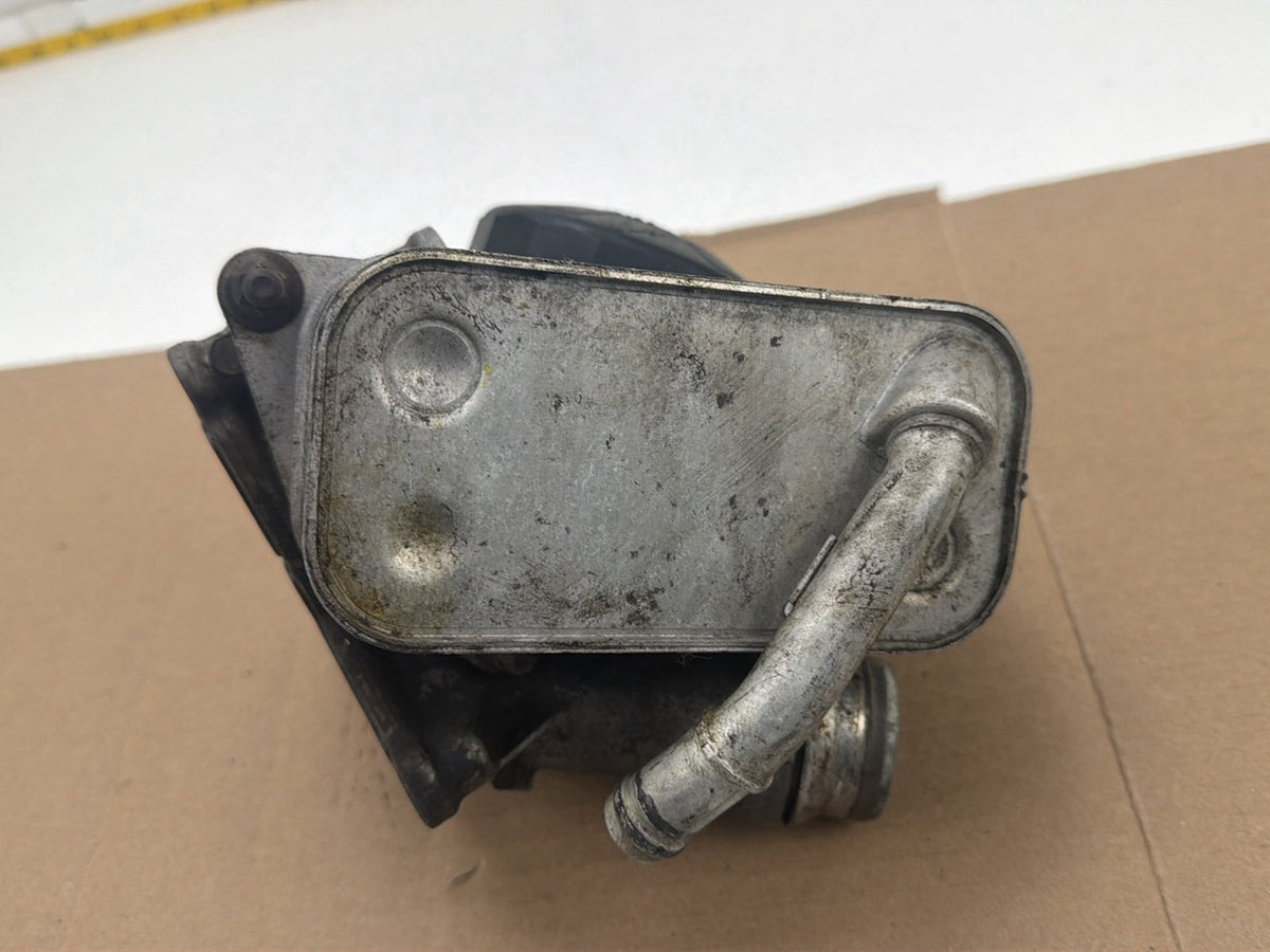 2008-2016 BMW 528i E60 Engine Oil Filter Housing Cooler 7516383 OEM