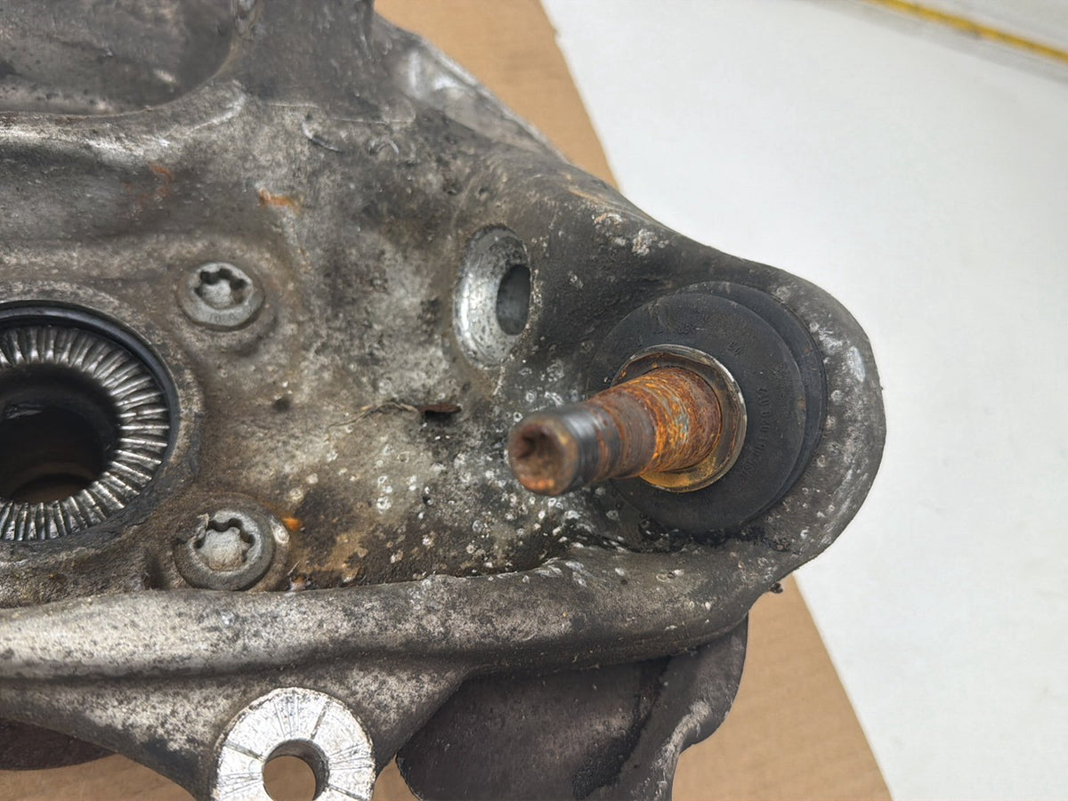 2012-2016 BMW 528i F10 Left Front Steering Knuckle AlMgSiCu OEM