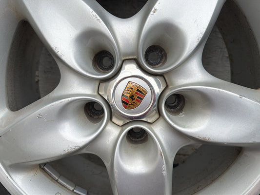 2003-2006 Porsche Cayenne Alloy Wheel Rim w/ Tire 8JX18 ET57 7L5601025C OEM