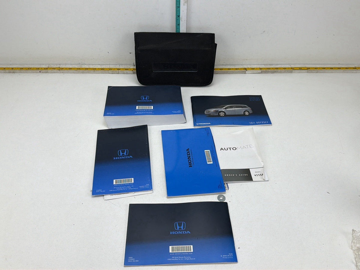 2011 Honda Odyssey Owners Manual Set w/ Case Technology Reference Guide OEM