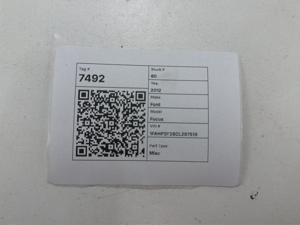 2012-2014 Ford Focus MK2 Negative Battery Cable AV6N10C679BB OEM