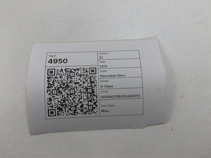 2007-2013 Mercedes-Benz S-Class W221 Fuel System Line A2214702764 OEM