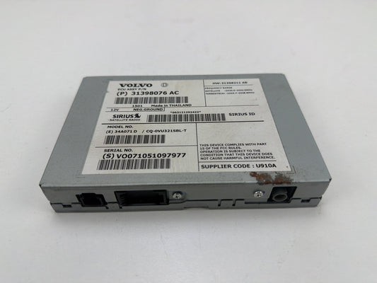 2015-2018 Volvo S60 - Sirius Satellite Radio Receiver Module P31398076 OEM